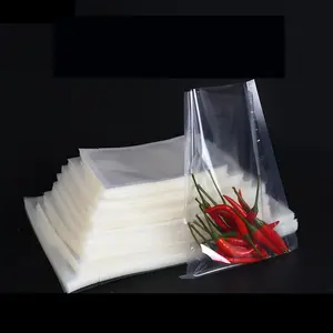 Custom Transparent Vacuum Bag Clear Seal Food Packaging Vacuum Storage Bags