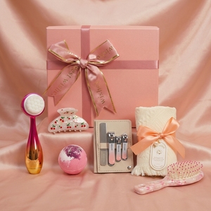 ของขวัญวันเกิดปี 2026 สำหรับผู้หญิง ชุดของขวัญสปาสีม่วงพร้อมผ้าห่มฟลานเนล ชุดของขวัญเพื่อการพักผ่อนและฟื้นตัวสำหรับคุณ<span class=keywords><strong>แม</strong></span>่ - Product Image 1