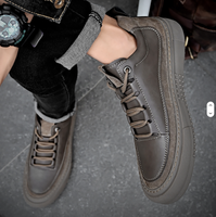 Nouvelles Chaussures Décontractées en Cuir Respirantes pour Hommes – Baskets et Mocassins Tendance