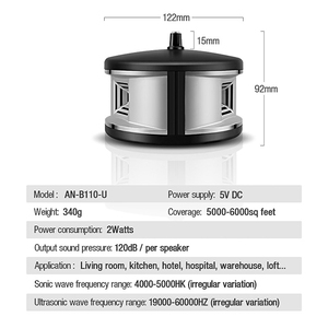 Trong Nhà Điện Tử Siêu Âm Chống Muỗi Spider Pest <span class=keywords><strong>Repeller</strong></span> 360 Độ Loa Mạnh Mẽ Siêu Âm Chuột Chuột Chuột <span class=keywords><strong>Repeller</strong></span> - Product Image 6