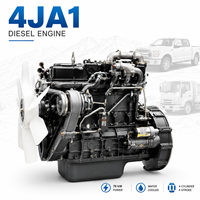 Mesin Diesel Kendaraan Jalan Raya Isuzuu 4JA1/4JA1T 2.5L 76kW 103hp 3600rpm Injeksi Langsung Motor Tenaga untuk Truk Pikap Van Ringan