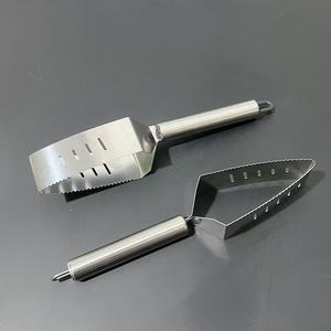 Stainless Steel Watermelon Slicer Fruit Cutter Triangular <b>Divider</b> Cantaloupe Slicer 2 Pieces Hand Wash Only - Product Image 2