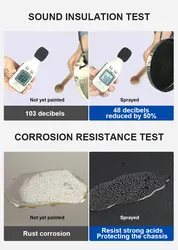 Échantillon gratuit de produits d'<span class=keywords><strong>entretien</strong></span> automobile Sous-couche caoutchoutée anti-corrosion pour la protection du châssis - Product Image 5