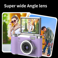 LK007 Dijital Kamera 48MP 2.4 inç CMOS Sensör 8X Zoom Özçekim Fotoğraf Video Kayıt Akıllı DSLR Kamera Seyahat Vlog Çocuk Hediyeleri için