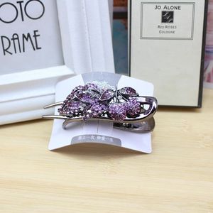 Pinza de Pelo Estilo Coreano con Pedrería, Adorno para el Cabello de Mujer, Regalo, Verano 2021, Origen Yiwu, Plástico, Artesanía Manual - Product Image 2