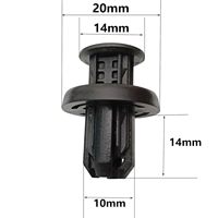 Couvre-pare-chocs arrière avant pour voiture Clip Push-Type Retainer OEM #91505-TM8-003 Fit for Civic Honda Acura