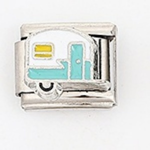 Nueva Serie de Pulseras Modulares Estilo Italiano: Cadena Personalizable para Joyería de Moda con Diseños de Coche y Barco - Product Image 6