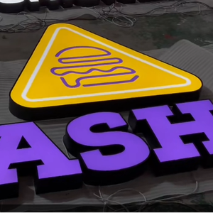 Chất lượng cao 3D chữ rỗng hộp đèn bằng thép không gỉ biểu tượng dấu hiệu UV in LED ánh sáng logo cho cửa hàng - Product Image 6