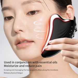 Dispositivo de Belleza Facial y de Cuello 3 en 1 con Calor y Frío, Alta Frecuencia Galvánica, Masajeador Facial Gua Sha - Product Image 4