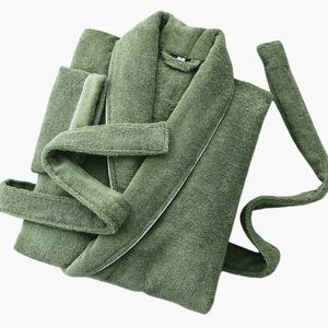 Peignoirs d'hôtel en velours personnalisés pour femmes et couples, en tissu éponge et flanelle, pour l'hiver, vente en gros, marque privée, vêtements de nuit - Product Image 4