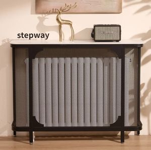 L'étagère <span class=keywords><strong>au</strong></span>-<span class=keywords><strong>dessus</strong></span> du <span class=keywords><strong>radiateur</strong></span> de la <span class=keywords><strong>table</strong></span> d'entrée est recouverte d'une longue bande de décoration murale pour l'armoire d'entrée - Product Image 5