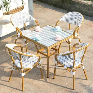 (SP-OC367) Francese ristorante sedie da giardino all'aperto cafe mobili bistro set sedie in rattan