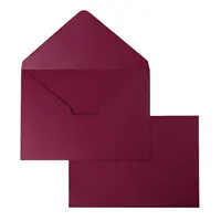 Personalizable reciclable elegante rojo Sobres de papel boda marcadores de tarjetas de nombre