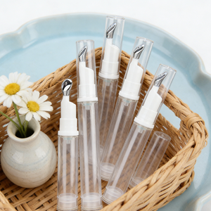 Botella de 10 ml de Lujo para Crema de Ojos con Aplicador de Bomba sin Aire para el Cuidado de los Ojos y Empaque - Product Image 2