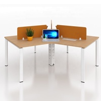 Cadre de bureau de poste de travail base de table victorienne à 4 pieds