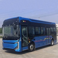 Bus électrique de ville en gros Batterie au plomb et au lithium 150KW 240KW Bus électrique 15 28 sièges Bus de ville
