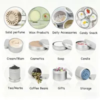 Pot en aluminium de haute qualité avec couvercle hermétique pour capsules et compléments alimentaires, logo personnalisé, 50 ml, 80 ml, 100 ml