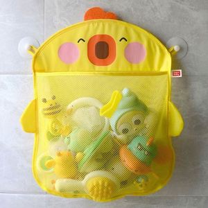 2026 New Design Bathroom Cute Duck Shape Baby <b>Bath</b> Toys <b>Storage</b> Pack Mesh Bag Kids <b>Bath</b> Toys <b>Storage</b> Net Hanging Bag - Product Image 2