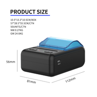 Imprimante thermique portable de reçus MHT-P11 58 mm, mini imprimante de reçus portable