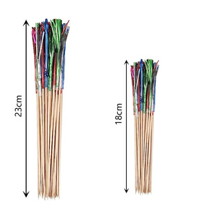 Hawaiian Party Tassels 23cm And 18cm Disposable Table <b>Decorations</b> For Birthday Celebrations - Product Image 1