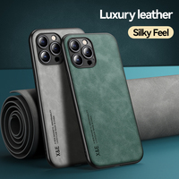 Vente en gros coque de téléphone portable en cuir PU de mouton pour iPhone 11 12 13 14 Pro Max 7 8 14 Plus XS XR Max housse de protection de téléphone