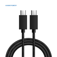 Câble de charge de données de type C mâle à mâle de haute qualité pour manette PS5 Slim Pro 1,5 m