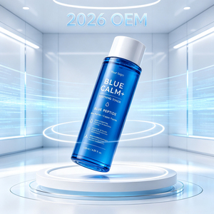 Tonique apaisant pour la peau au peptide bleu GHK Cu, tonique facial apaisant, étiquette privée OEM, tonique hydratant pour les soins quotidiens de la peau - Product Image 1
