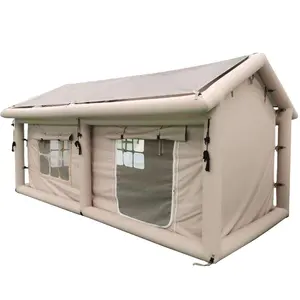 Outdoor Two-Room Waterproof Inflatable House Air Tent Household Family Inflatable Camping Tent