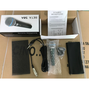 Precio barato al por mayor Beta58 <span class=keywords><strong>Beta</strong></span> 58A Micrófono de mano dinámico con cable de 3 o 5 metros - Product Image 4