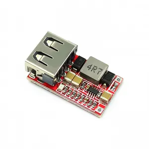 DC 6-20V 12V/24V untuk 5V USB Output Charger Step Down Power Modul Mini DC-DC Langkah Meningkatkan Modul Daya Disesuaikan Buck Converter