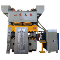 Machine de fabrication de portes, fer de pression hydraulique, 4500 tonnes