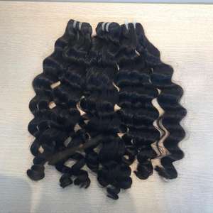 Top Trending VQHAIR Deep Wavy Style Remy Hair Bundle Weft 100% Unprocessed Human Hair Extensions Buy <b>Now</b> and Get Discount - Product Image 5