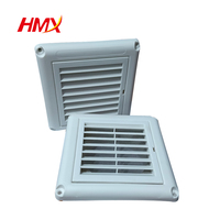Rejilla de ventilación con conductos de 4 pulgadas, Ventilación de plástico para aire acondicionado para cocina, HVAC, Exhaus, rejilla de pared de techo