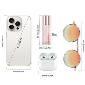 Botella de Vidrio Rosa Dorado de 5ml 10ml para Crema de Aceite Esencial para Ojos, con Bolas Rodantes de Acero Inoxidable Rosadas, en Stock - Product Image 2
