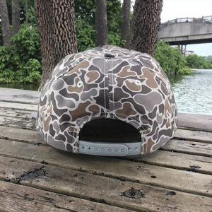 Gorra de Béisbol de Poliéster Personalizada con Logotipo Bordado, Visera Plana de 5 Paneles Ajustable, Estilo Camuflaje, para Correr y Acampar - Product Image 5