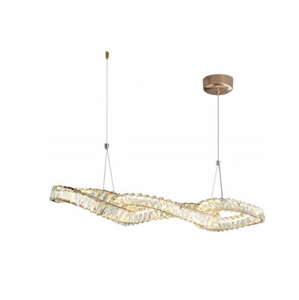 Lustre moderne, luminaire suspendu de plafond long du siècle, pour salle à manger, pour plafond haut, hall d'entrée, salon, lampe de plafond - Product Image 1