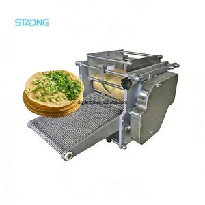Máquina Eléctrica Industrial para Hacer <span class=keywords><strong>Tacos</strong></span> de Maíz de 5-20 cm, Prensa para Masa de Tortilla y Enchilada, Acero Inoxidable de Grado Alimenticio, Automática - Product Image 1