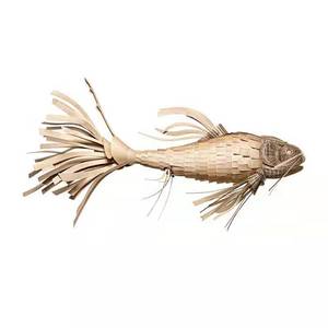Lustre en bois en forme de poisson d'Asie du Sud-Est, long, à tête unique, pour salle à manger, hall d'hôtel, décoration - Product Image 5
