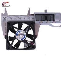 60mm Lüfter mit USB DC 5V 12V 60x60x10mm Wasserdichte bürstenlose DC-Lüfter Kühlung 60mm für Vitrine für Schönheits maschine