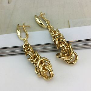 Joyería de alta calidad, cadena cubana Popular, conjuntos de joyería brasileña para <span class=keywords><strong>mujer</strong></span>, regalo de fiesta FHK19830 - Product Image 5