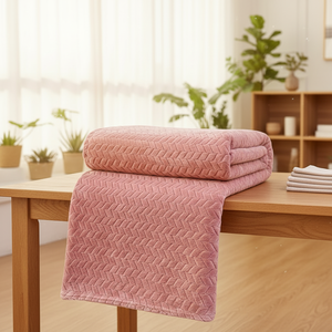 <span class=keywords><strong>Lenzuolo</strong></span> singolo/doppio personalizzabile in pile di poliestere spesso invernale con bordo a spiga di grano, in <span class=keywords><strong>flanella</strong></span> di corallo, per dormitorio - Product Image 4
