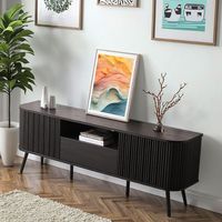 Meubles de salon Moontree, meubles de maison, consoles en bois, consoles multimédias avec tiroirs de rangement, support TV
