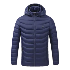 Oem Oed Nieuwe Lichtgewicht Elektrische Verwarming Jas Outdoor Verwarmde Vulling Elektrische Jas Puffer Vest Jack Buiten In De Winter