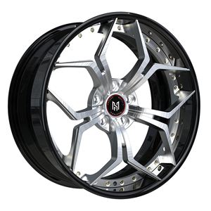 Jantes en alliage HADISON HD2P1018-3 18 19 20 <span class=keywords><strong>21</strong></span> 22 pouces forgées T6061 à rebord étagé, 2 pièces, pour Mustang Audi R8 - Product Image 5