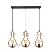 Luminaire suspendu en corde de chanvre, lustre moderne nordique pour salon, chambre, café, restaurant, modèle RP0051