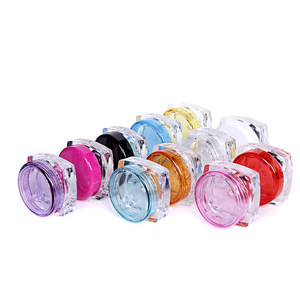 3G 5G Vuông Dưới Hộp Kem Rỗng Nhựa Mỹ Phẩm Jar Cho Nền Tảng Eyeshadow Trang Điểm Pha Chế Chai - Product Image 2