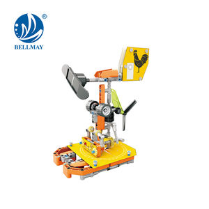 Bemay Toy 254 PCS Kit de experimentos científicos Helicóptero, molino de viento solar, <span class=keywords><strong>barco</strong></span>, <span class=keywords><strong>juguete</strong></span> solar de bloques de construcción 3IN1 - Product Image 2