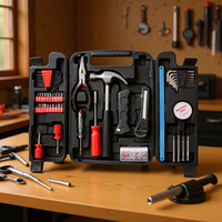 Lot de 140 outils manuels de bricolage pour l'entretien domestique et les travaux de bricolage à domicile