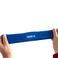 Bandeau de sport personnalisé en tissu éponge brodé pour hommes et femmes, élastique en coton, anti-transpiration, antidérapant et amortissant pour le basketball et le football