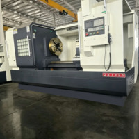 Torno CNC Horizontal Automático de Alta Resistencia QK1325 para Roscado de Tuberías en la Industria Petrolera |   Torno de un solo husillo con diámetro interior de 255 mm y distancia entre tomas de 800 mm